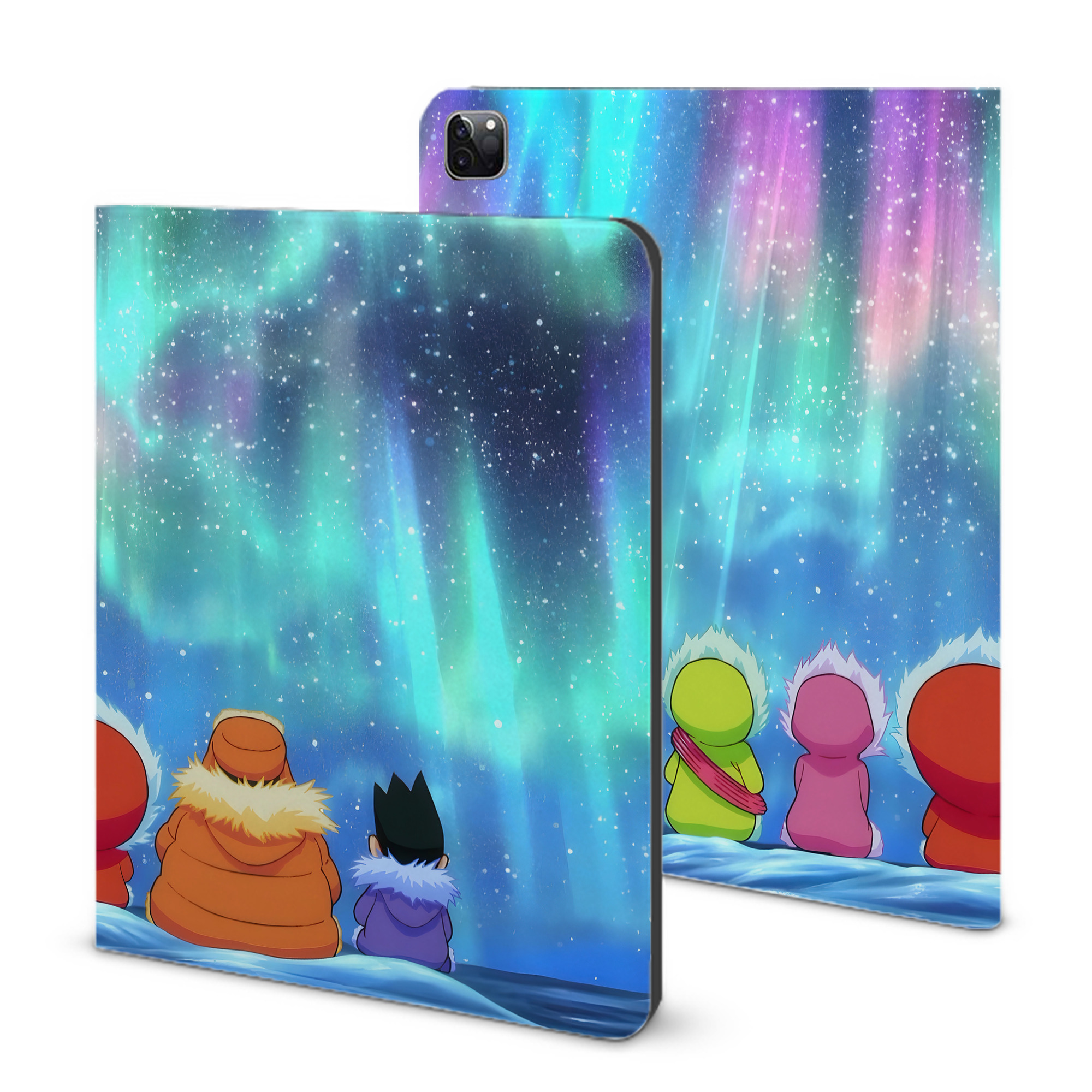 （画像用） ドラえもん Doraemon IPad ケース ブック型 PUレザー TPU 耐衝撃 軽量 薄型 ペン収納なし 全面保護 IPad 各モデル対応